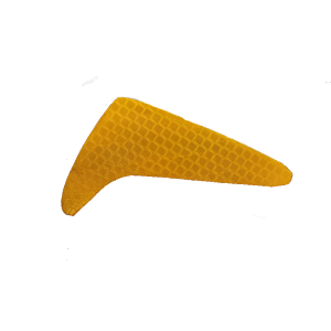 Predator 500 Front Cowl Reflective Stickers Amber
